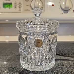 Vintage Princess House Crystal Biscuit Jar